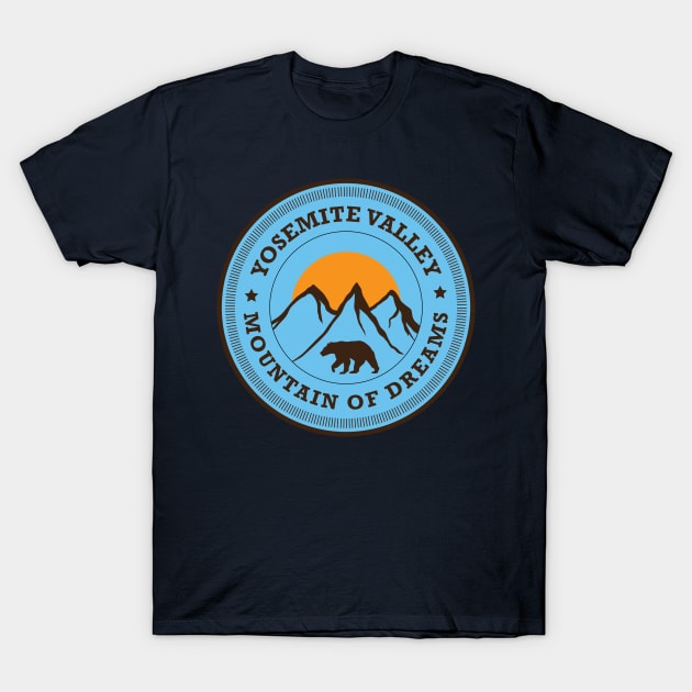 Yosemite Valley T-Shirt by modernistdesign